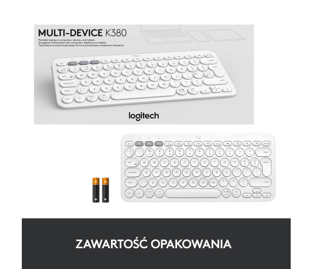 Logitech K380 biały - 645459 - zdjęcie 12